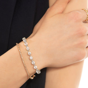 18K Yellow Gold ?Audrey? Link Slim Charm Bracelet - Charms & Bracelets by Monica Rich Kosann