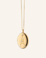Paris Locket in 18K Yellow Gold with Diamonds