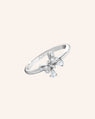 "Joy" Sterling Silver Butterfly Stackable Ring