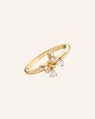 "Joy" 18K Gold Butterfly Stackable Ring