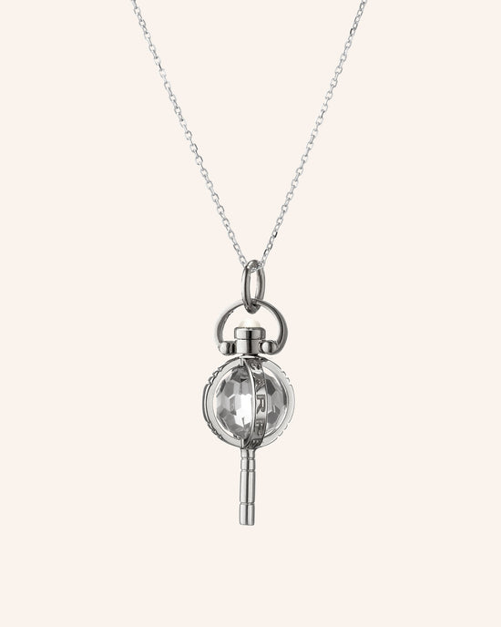 Mini "Carpe Diem" Key Charm Necklace