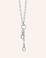 34” “Design Your Own” Large Link Charm Chain Necklace, 2 Charm Stations