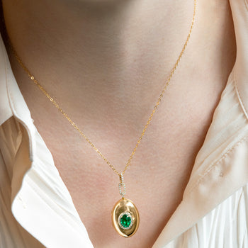 Special Edition Emerald and Diamond Locket
