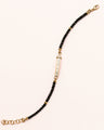 Special Edition Strength Black Spinel Poesy Bracelet