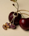 Special Edition Cherries Necklace with Pavé Rubies