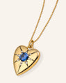 Special Edition Heart Necklace with Blue Sapphire