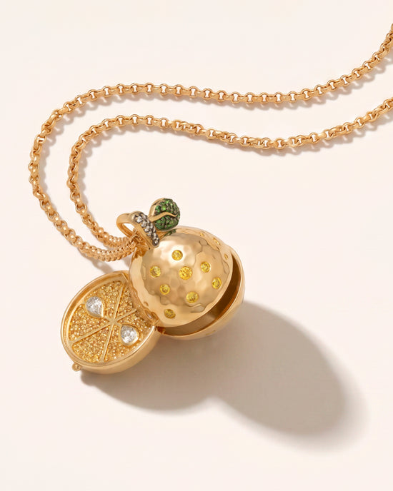 Special Edition Enchanted Garden Lemon Necklace