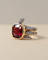 Special Edition Garnet Snake Ring