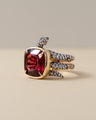 Special Edition Garnet Snake Ring