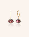 Special Edition Kiss Earrings with Malaya Garnet and Diamonds