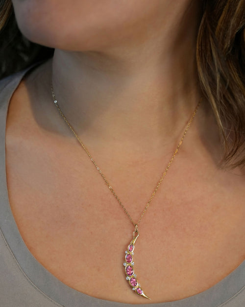 Special Edition Dream Moon with Pink Tourmalines