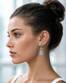 Special Edition Blue Lagoon Aqua Drop Earrings