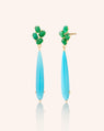 Special Edition Deco Sky Turquoise Drop Earrings