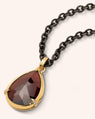 Special Edition Garnet Drop Locket with Diamonds