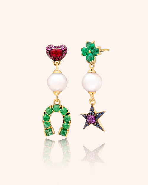 Special Edition Tokens of Luck Mismatched Earrings