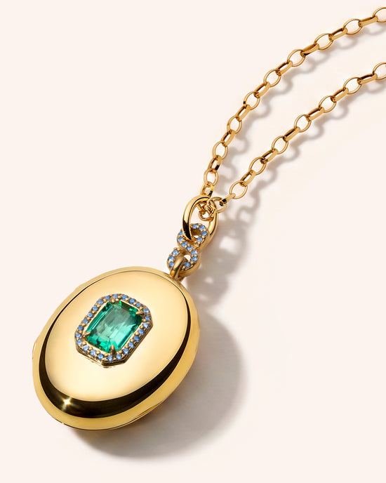 Special Edition Lagoon Tourmaline Oval Locket