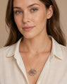 Special Edition Shell Necklace with Agate in 18K Yellow Gold