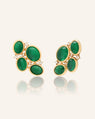 Special Edition Brazilian Emerald Cabochon Cluster Earrings