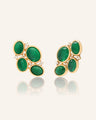 Special Edition Brazilian Emerald Cabochon Cluster Earrings