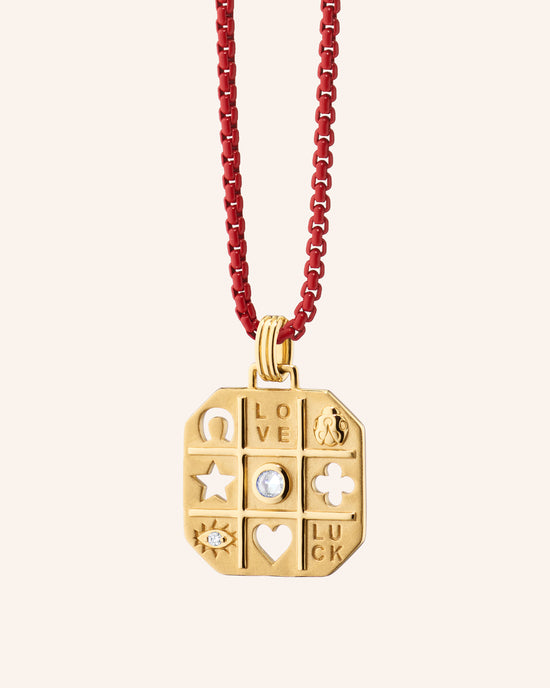 Tokens of Luck Medallion on Skylar Chain
