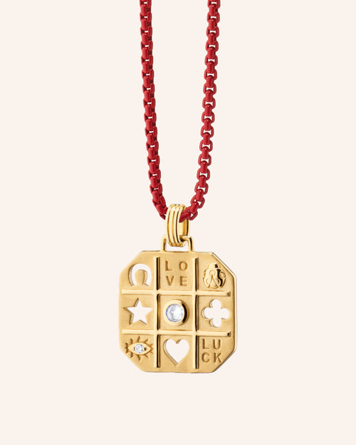 Tokens of Luck Medallion on Skylar Chain