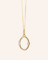 "Number" 18K Gold Necklace with Diamonds