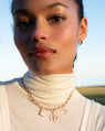 Number 18K Gold Charm with Diamonds