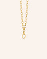 22 inch Design Your Own Large Link 18K Gold Charm Chain Necklace