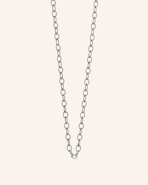 18K White Gold Chain