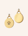 "Forever Faithful" Paw Print Necklace with Diamonds