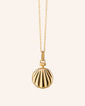 “The Mini Shell” 18K Gold Locket Necklace