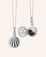 “The Mini Shell” Sterling Silver Locket Necklace
