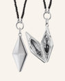 Points North Deco Diamond Shaped Locket Necklace