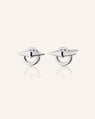 Sterling Silver Points North Toggle Earring