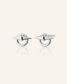 Sterling Silver Points North Toggle Earring
