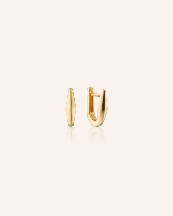 18K Gold Petite “Points North” Earrings