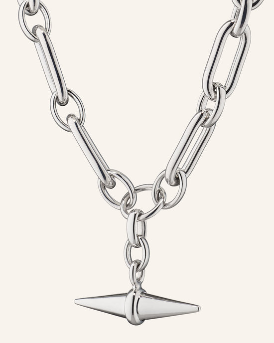 Points North Premier Toggle Necklace in Sterling Silver