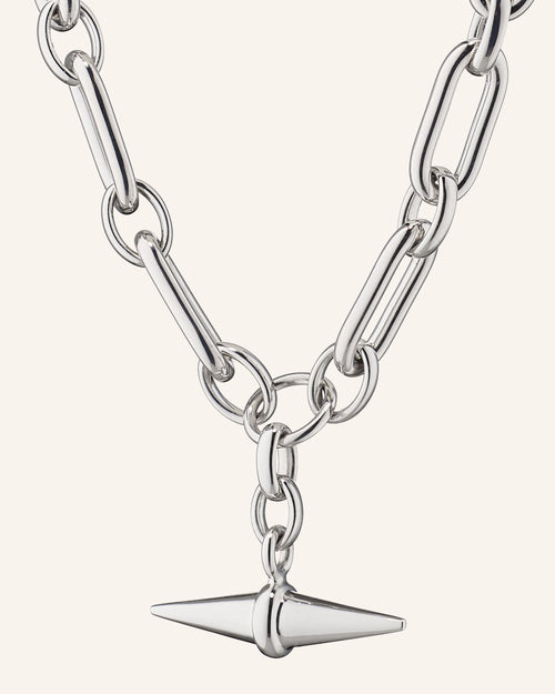 Points North Premier Toggle Necklace in Sterling Silver