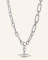 Points North Premier Toggle Necklace in Sterling Silver