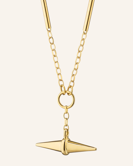 Points North Toggle Necklace in 18K Yellow Gold
