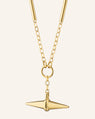 Points North Toggle Necklace in 18K Yellow Gold