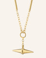 Points North Toggle Necklace in 18K Yellow Gold