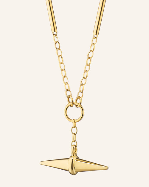 Points North Toggle Necklace in 18K Yellow Gold