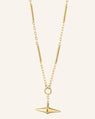 Points North Toggle Necklace in 18K Yellow Gold