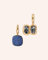 Slim Rae Locket Charm with Pavé Blue Sapphires
