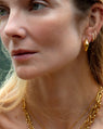 18K Gold Large Points North Earring