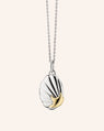 The Neptune Shell Two-Tone Locket Necklace