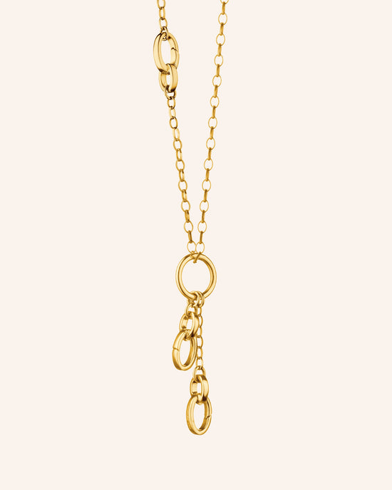 30" "Design Your Own" Small Link Charm Chain Necklace, 3 Charm Stations
