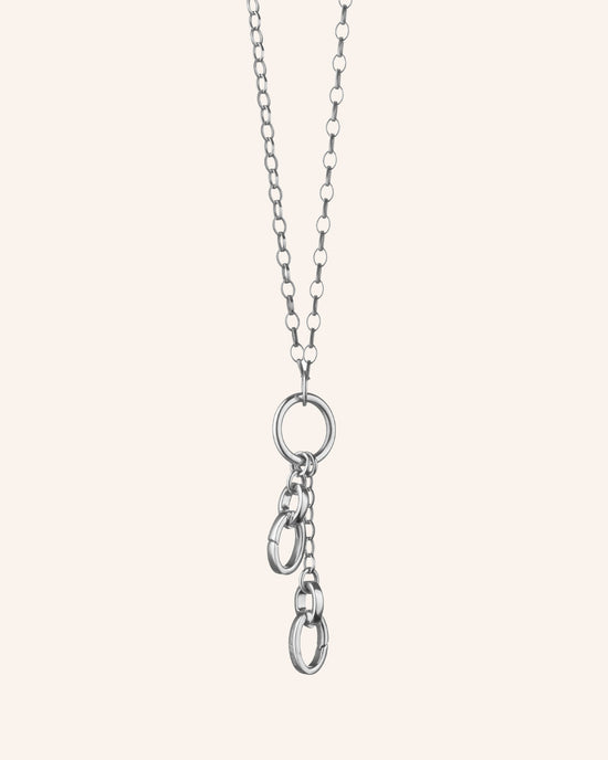 22" "Design Your Own" Short Charm Chain Necklace, 2 Charm Stations