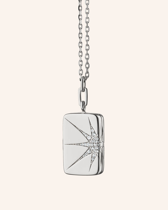 Sun and Star Locket
